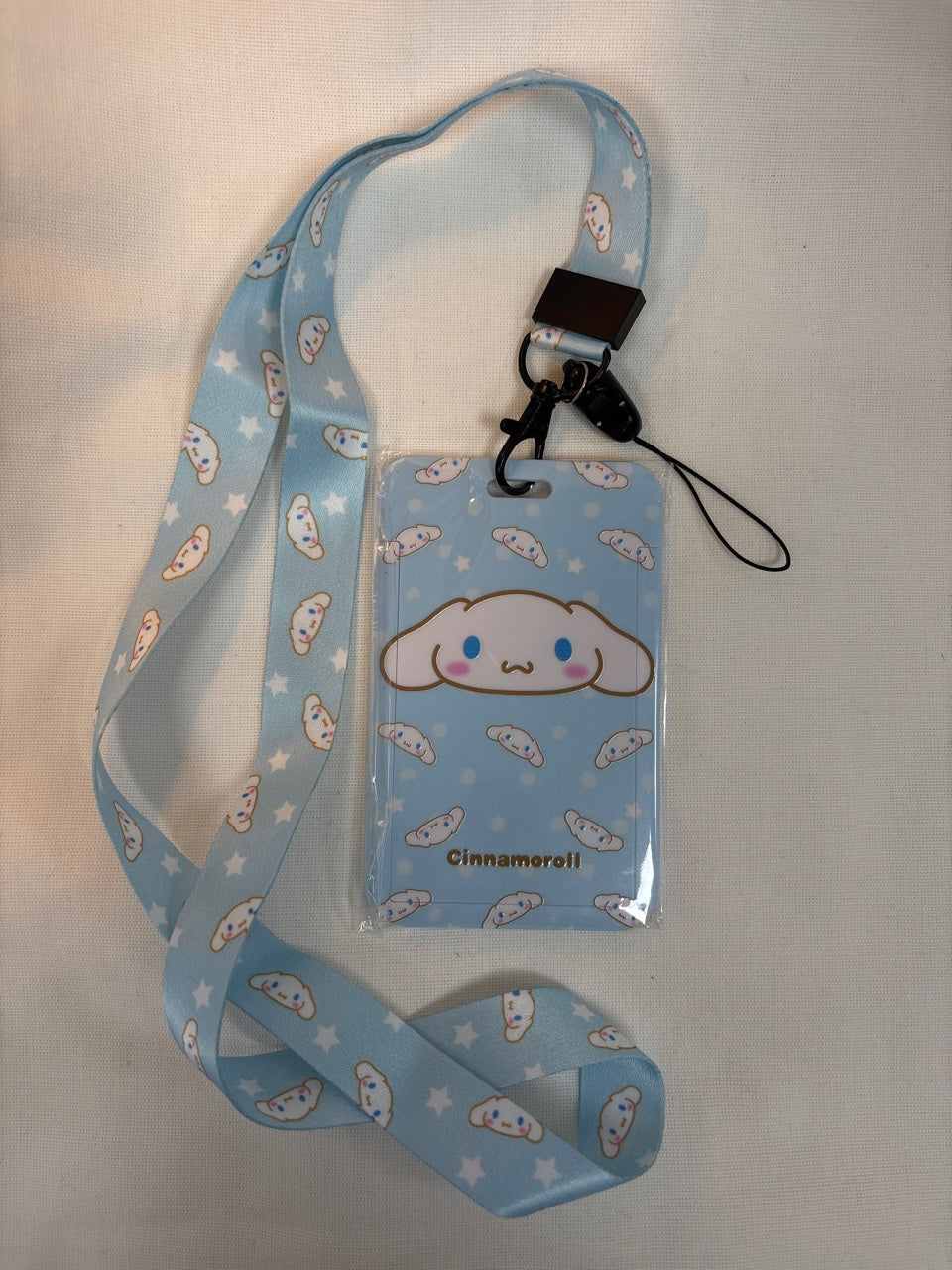 Sanrio neck strip photo holder