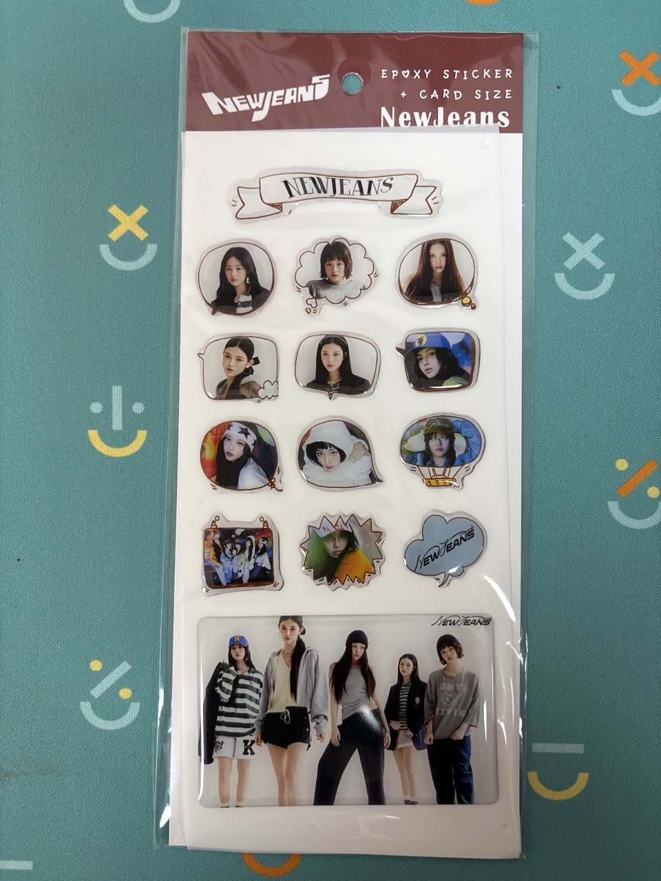 KPOP EPOXY JELLY STICKER (MEMBERS + PHOTOCARD SIZE)