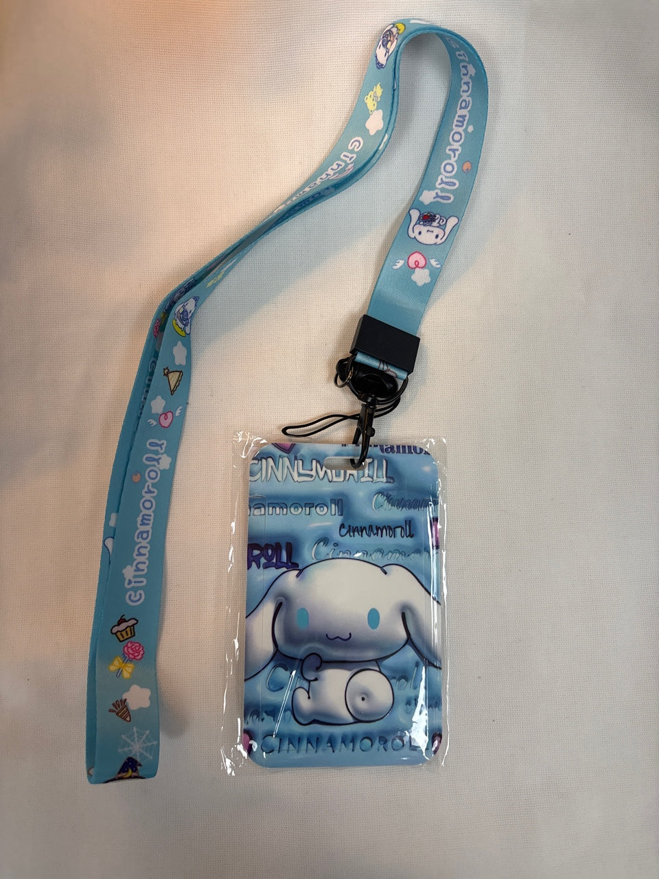 Sanrio neck strip photo holder