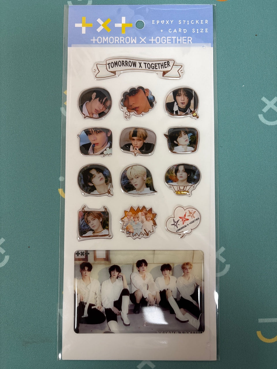 KPOP EPOXY JELLY STICKER (MEMBERS + PHOTOCARD SIZE)