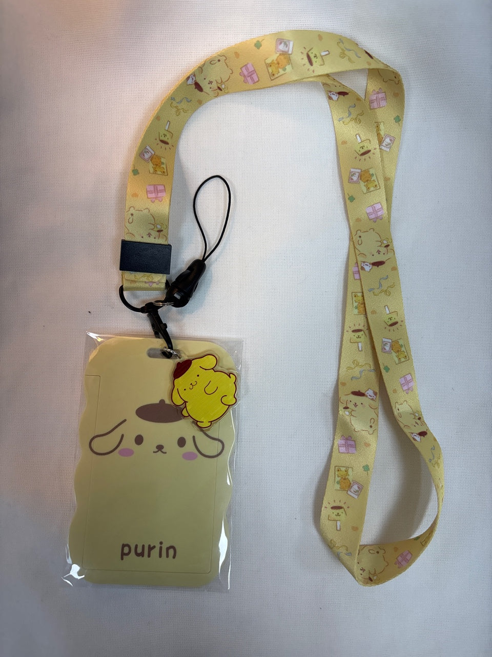 Sanrio neck strip photo holder