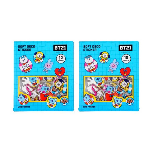 BT21 EMBO FLAKE STICKER (PART2)