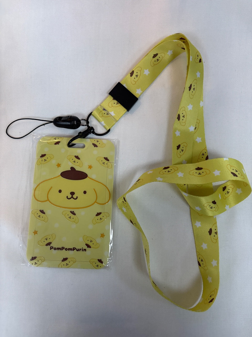 Sanrio neck strip photo holder