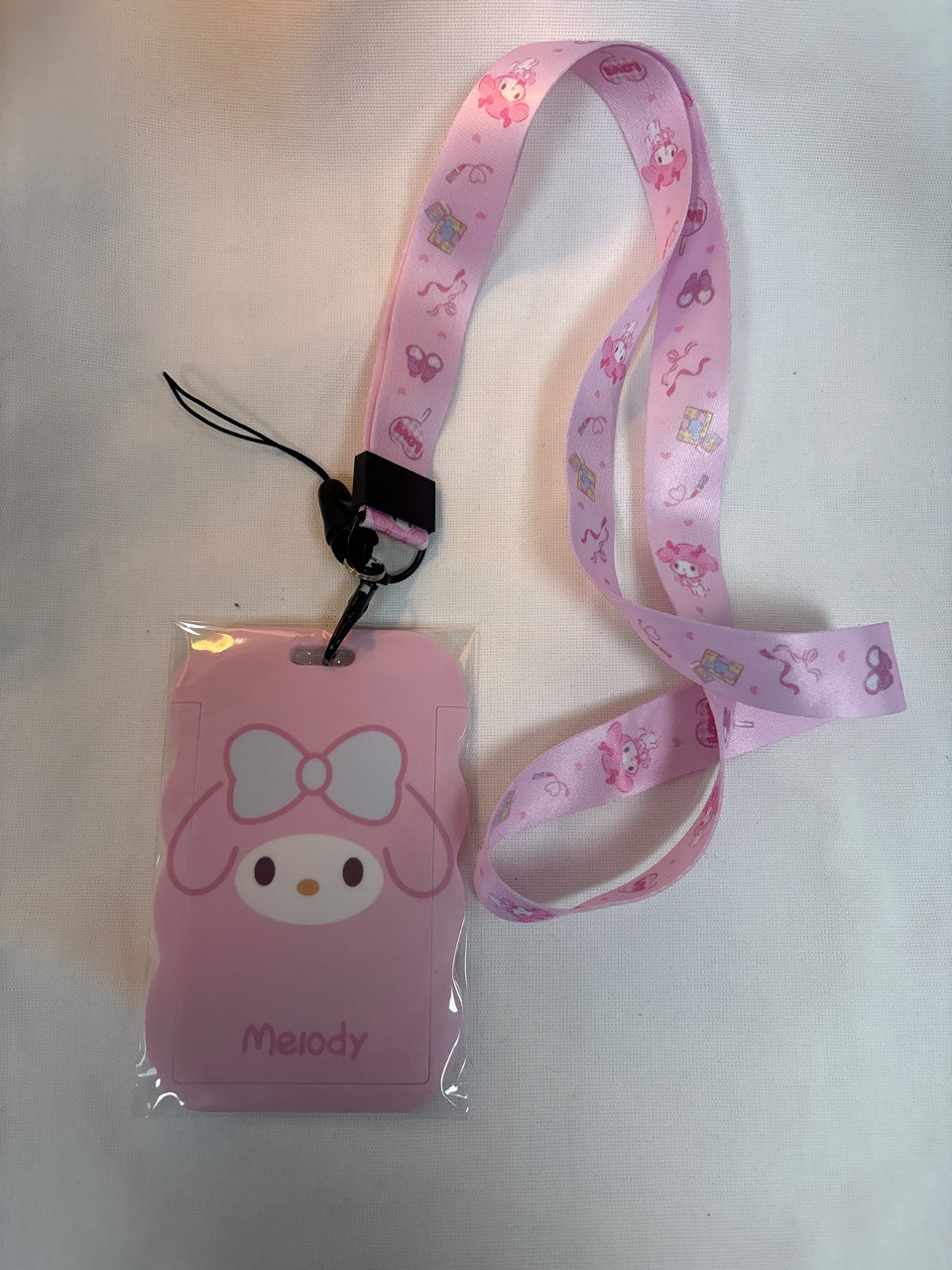 Sanrio neck strip photo holder