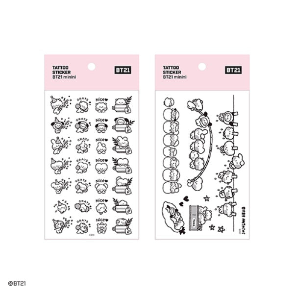 BT21 MININI TATOO STICKER_TOGETHER