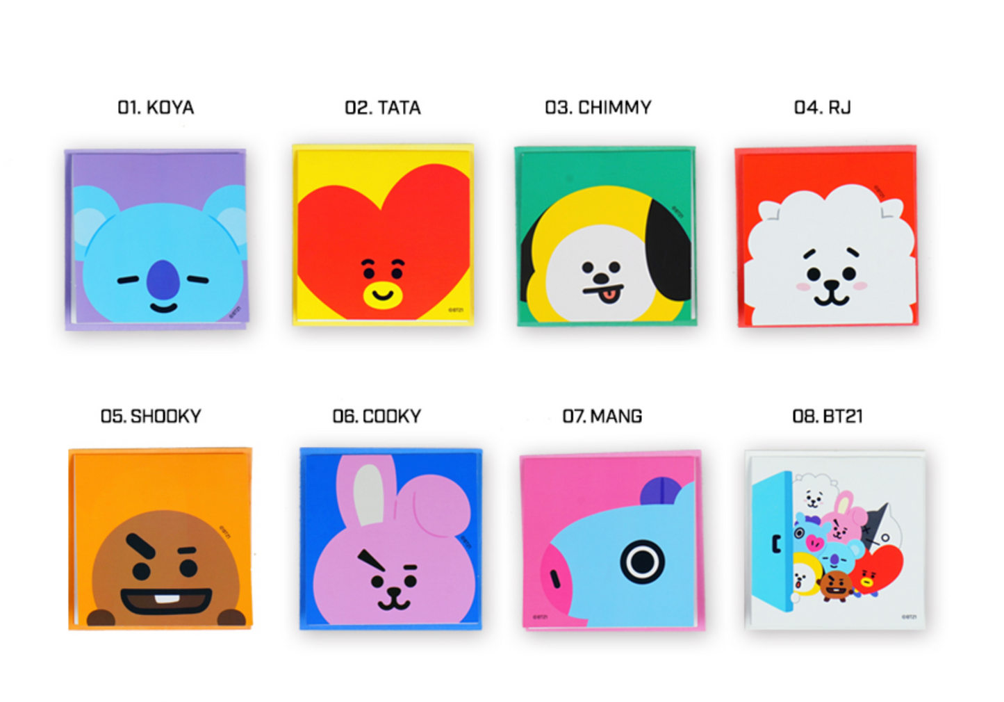 BT21 Pop-up Card