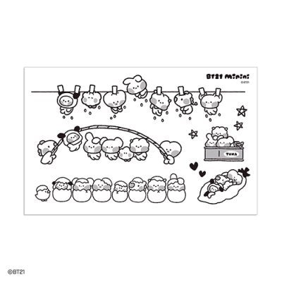 BT21 MININI TATOO STICKER_TOGETHER