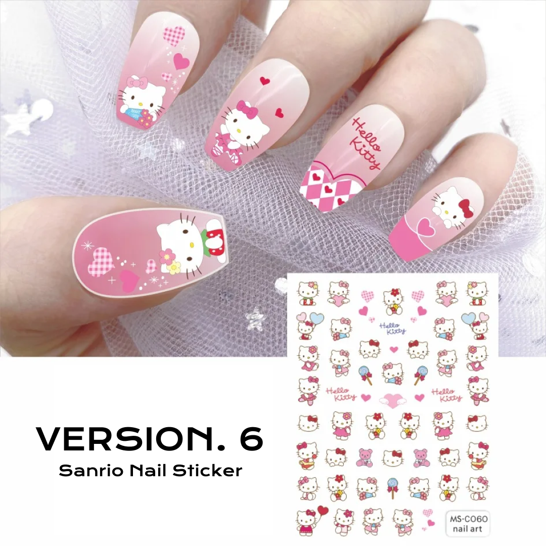 Sanrio Nail Decoration Sticker (9 Variaions)
