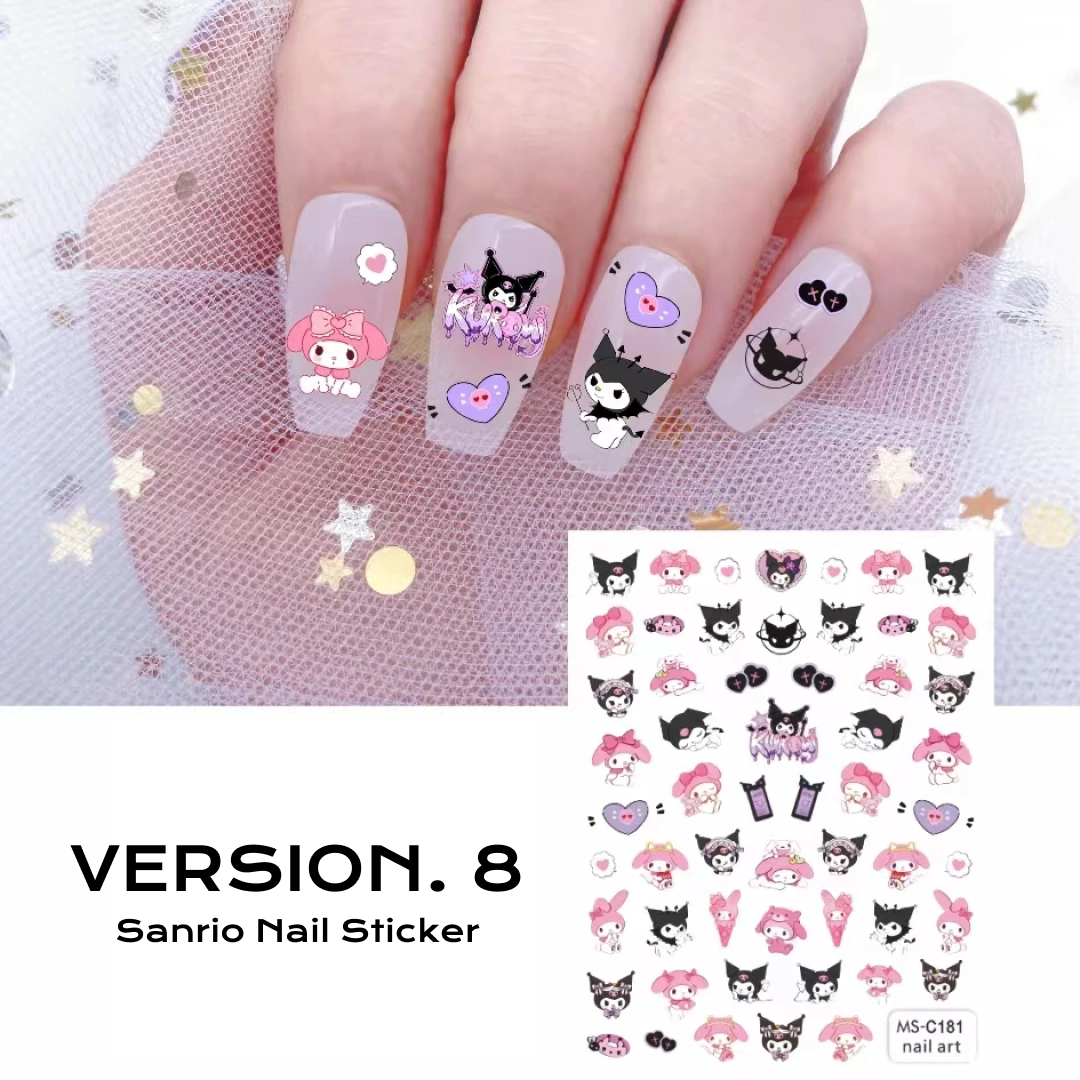 Sanrio Nail Decoration Sticker (9 Variaions)