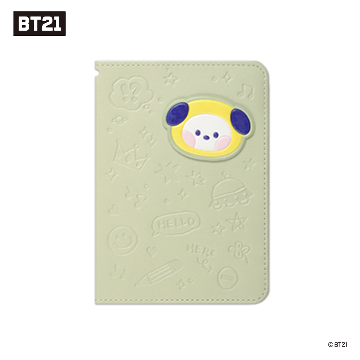 BT21 Minini Leather Patch Passport Cover