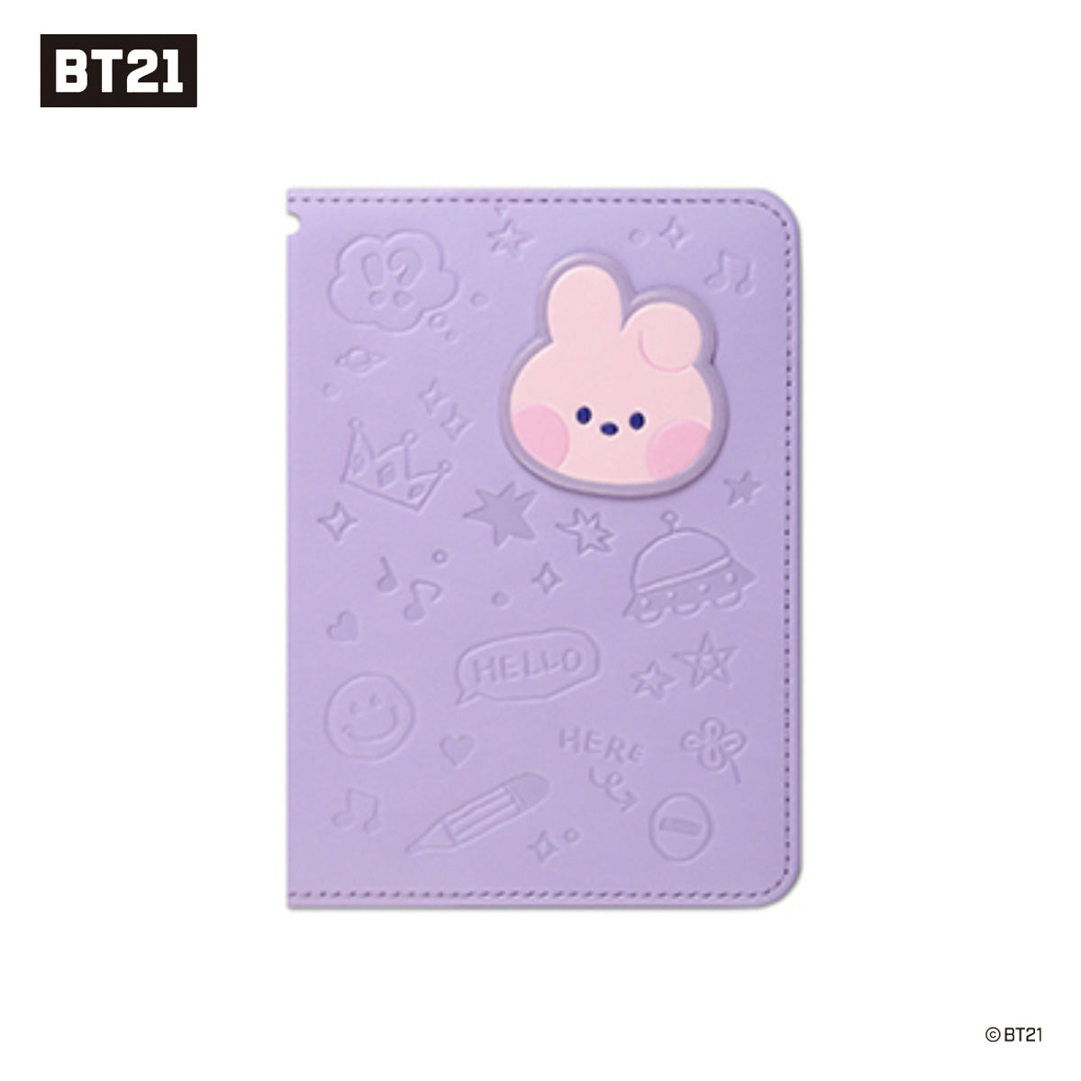 BT21 Minini Leather Patch Passport Cover