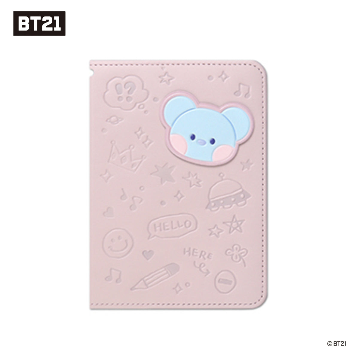 BT21 Minini Leather Patch Passport Cover