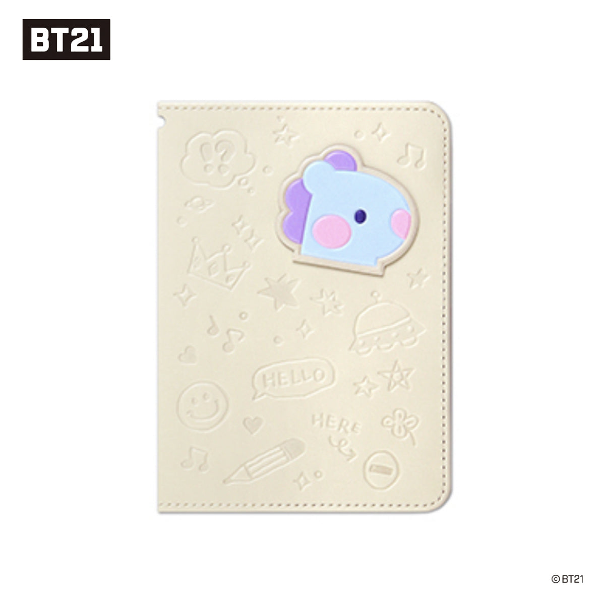 BT21 Minini Leather Patch Passport Cover