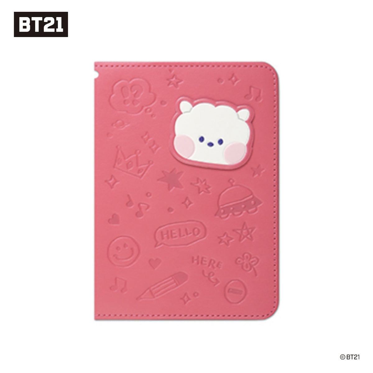 BT21 Minini Leather Patch Passport Cover