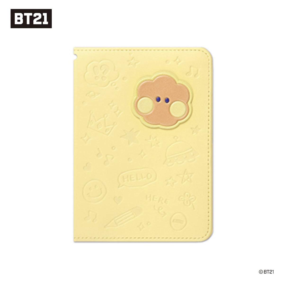 BT21 Minini Leather Patch Passport Cover