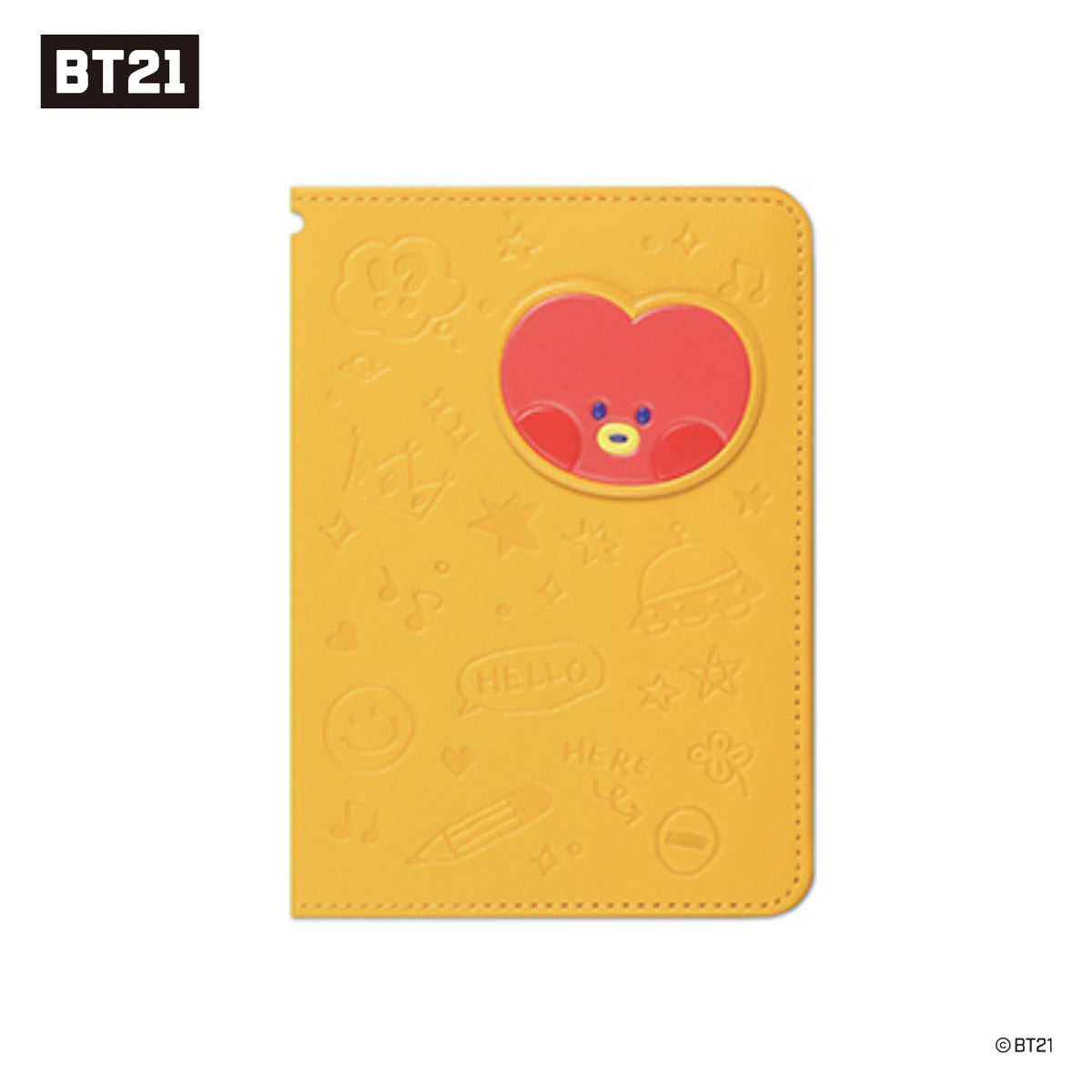 BT21 Minini Leather Patch Passport Cover