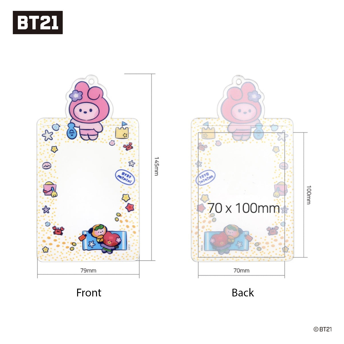 BT21 Minini Photo Holder - Summer Sky