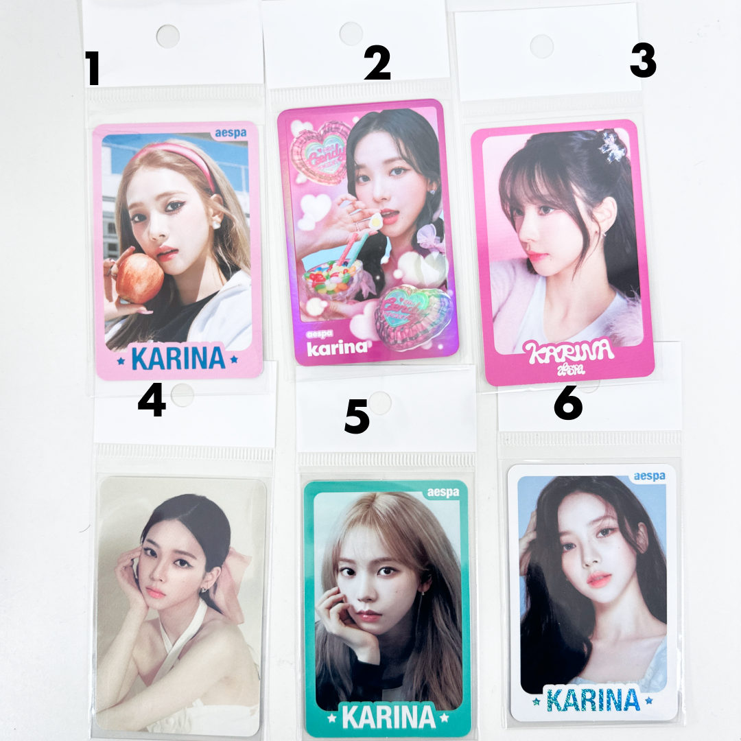 Aespa Official Photocard