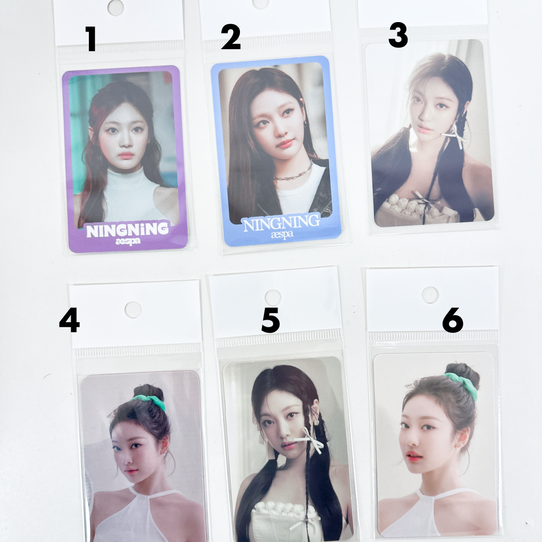 Aespa Official Photocard
