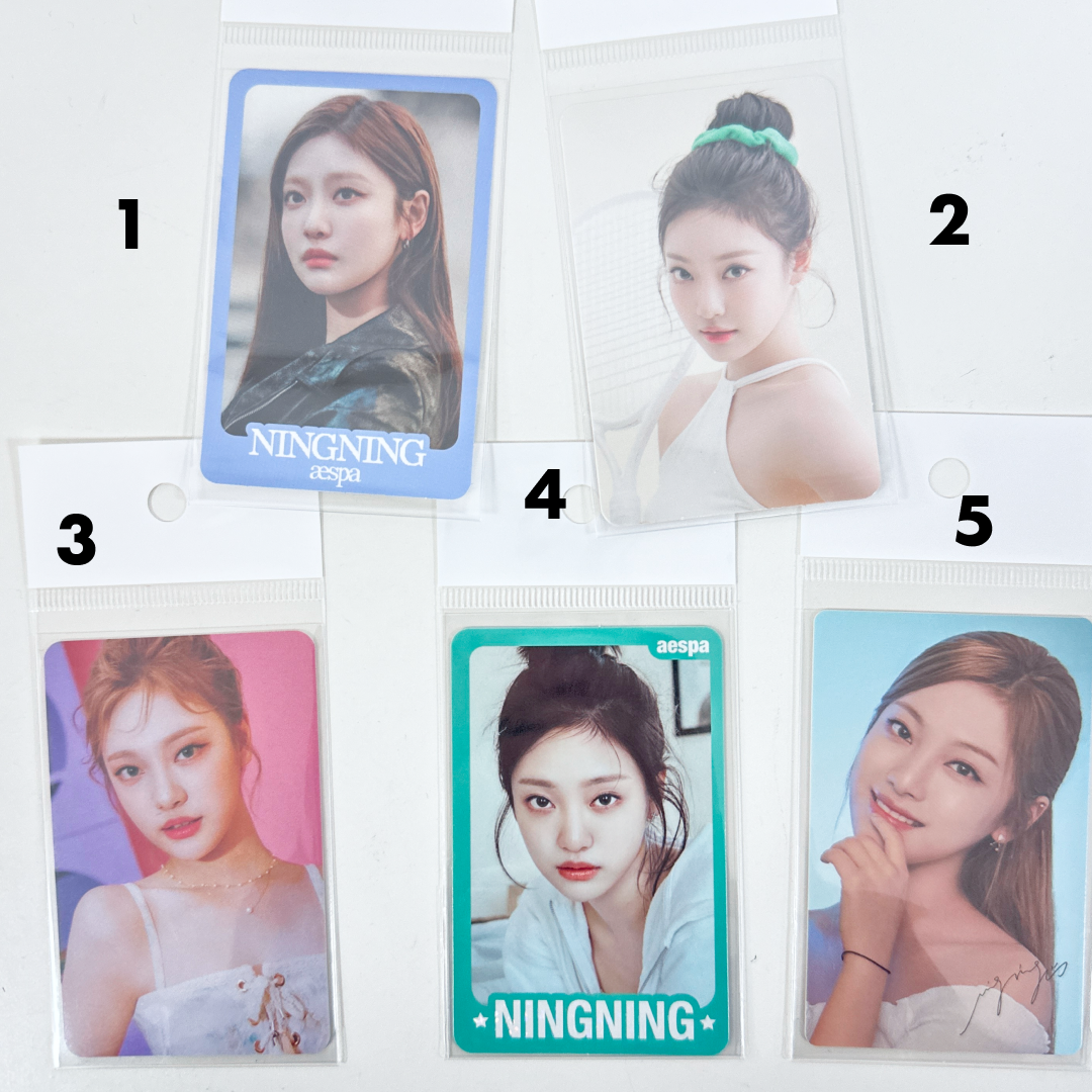 Aespa Official Photocard