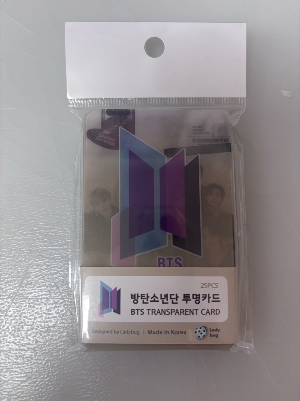 BTS- TRANSPARENT CARD 25PCS
