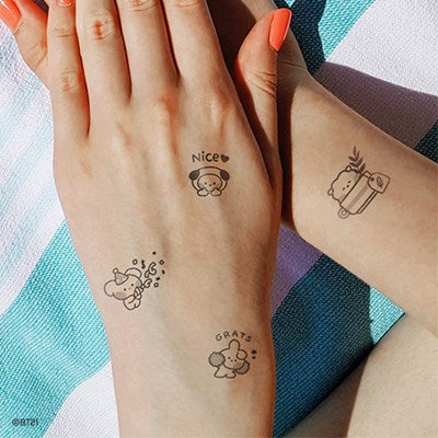 BT21 MININI TATOO STICKER_TOGETHER