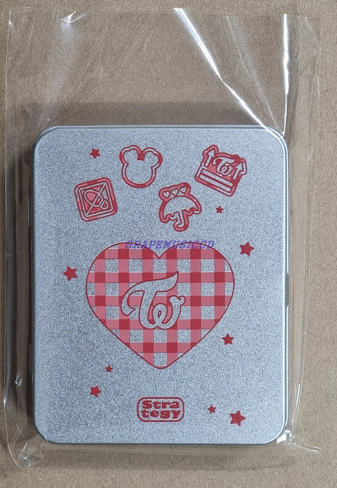 TWICE STRATEGY POP-UP In SEOUL OFFICIAL GOODS MD TINCASE PHOTOCARD SET
