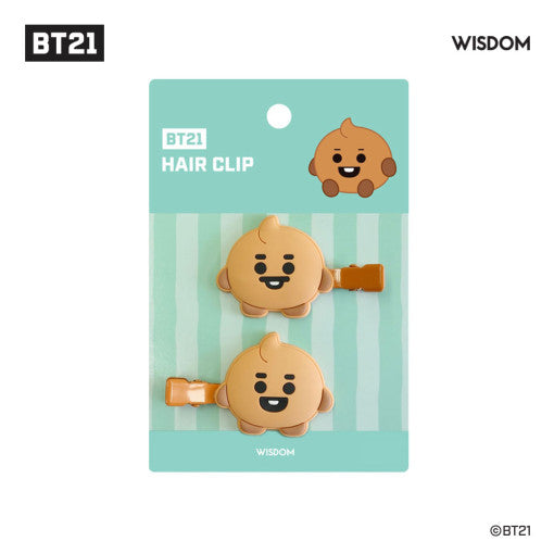 BT21 Minini Hair clips (2pcs)