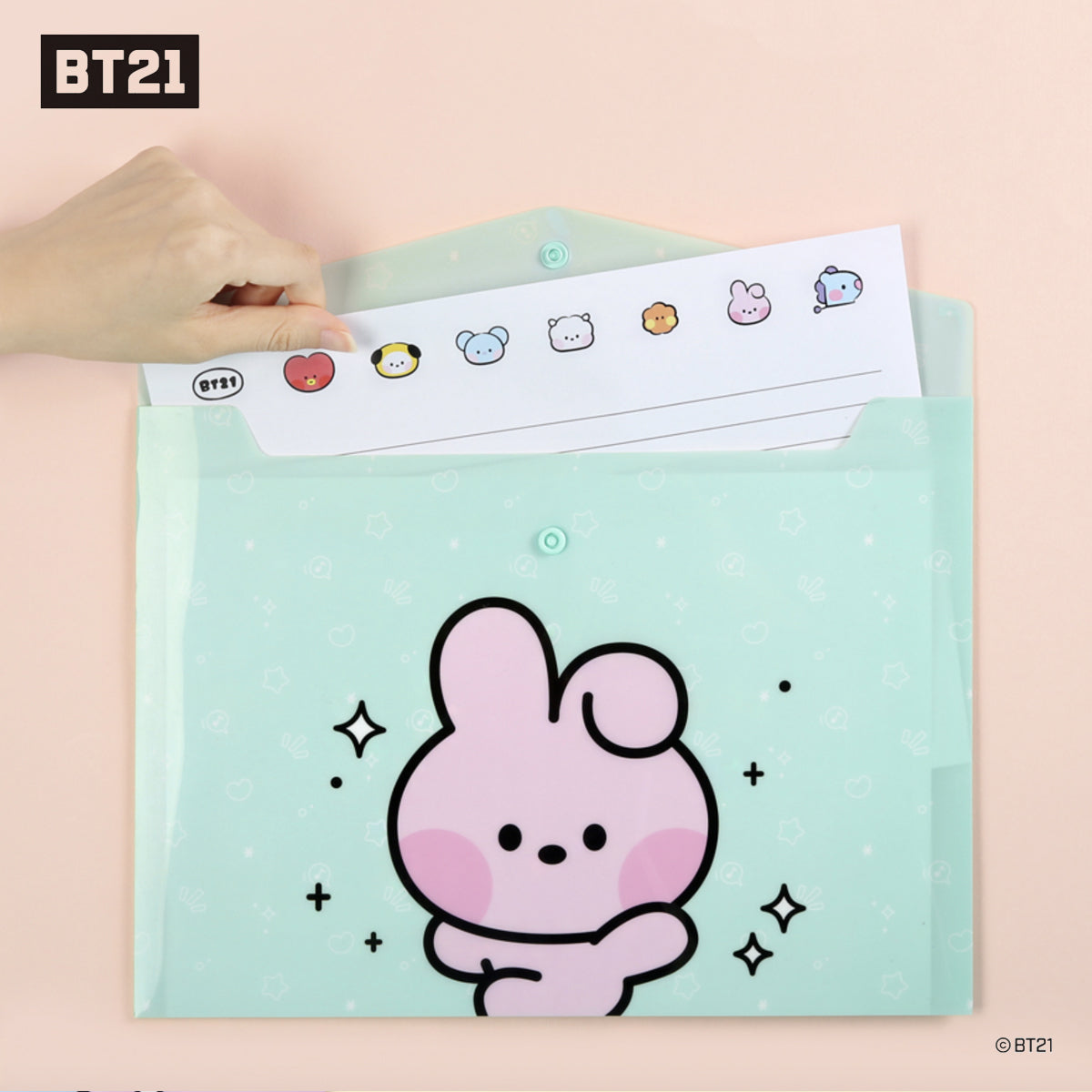 BT21 minini PP One Pocket File