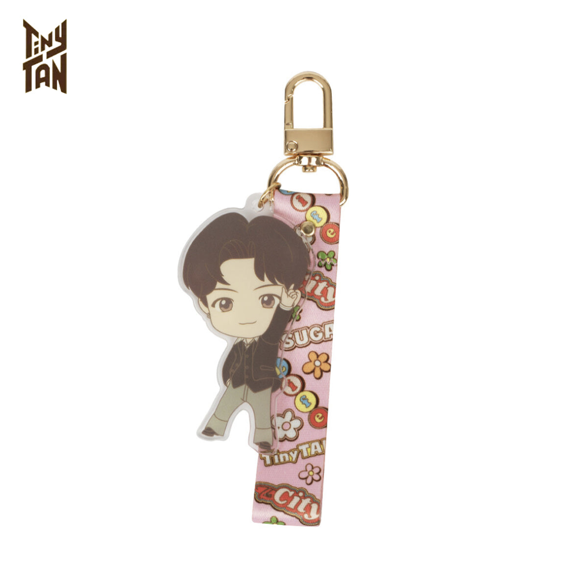 BTS TinyTAN Dynamite Acrylic Strap Key Ring