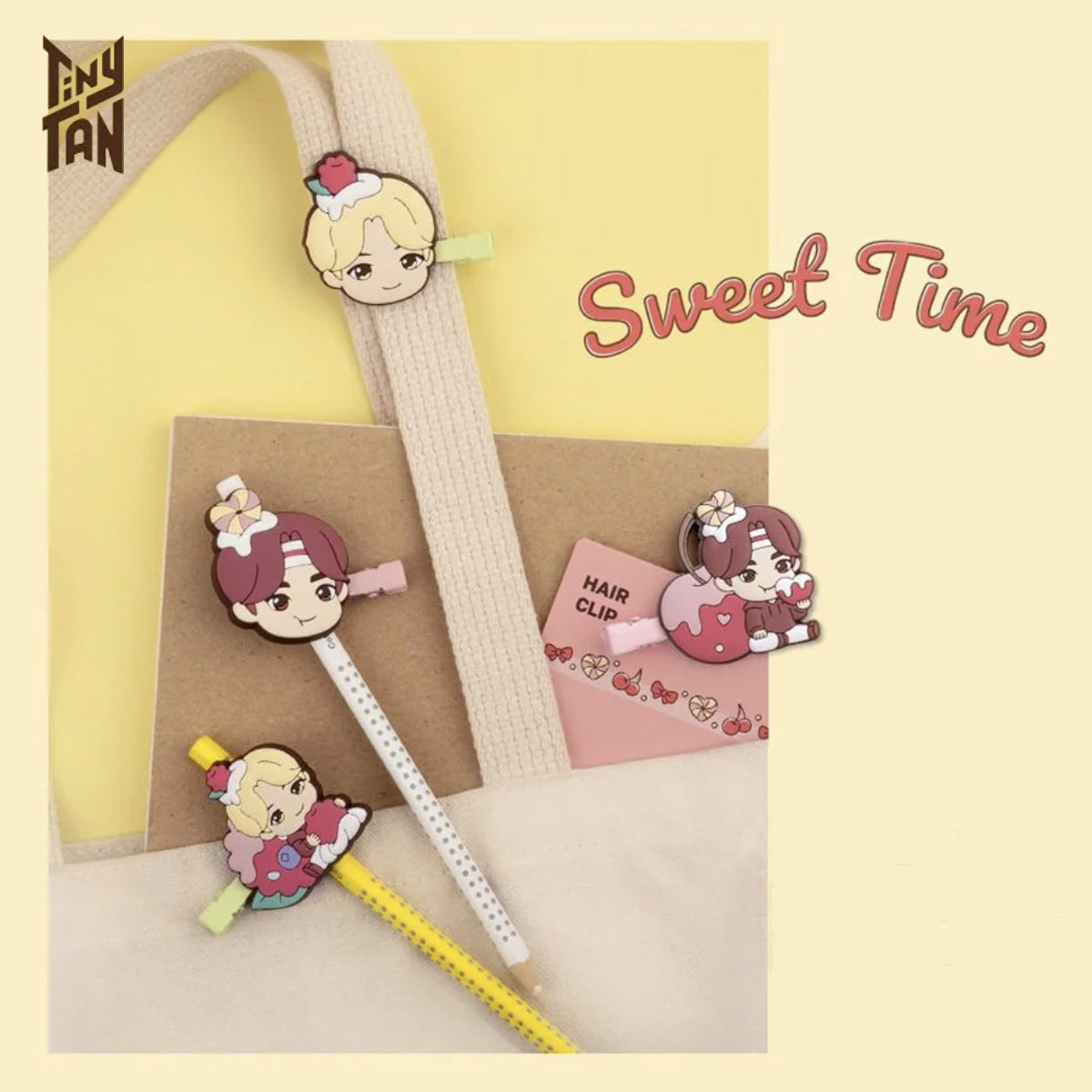 BTS TinyTAN Sweet Time Hair Clip