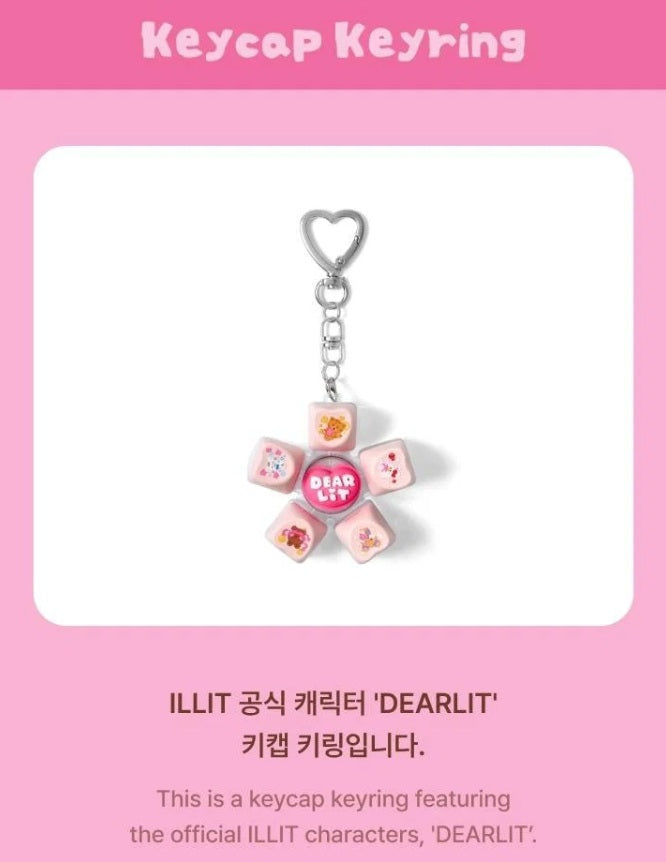 ILLIT Dearlit Keycap Keyring