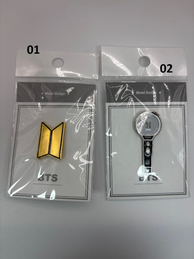 KPOP Lightstick shape metal badge (21 Artists)