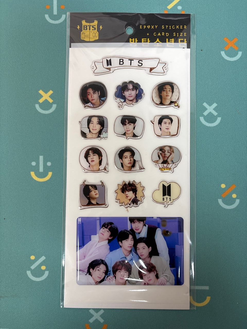 KPOP EPOXY JELLY STICKER (MEMBERS + PHOTOCARD SIZE)