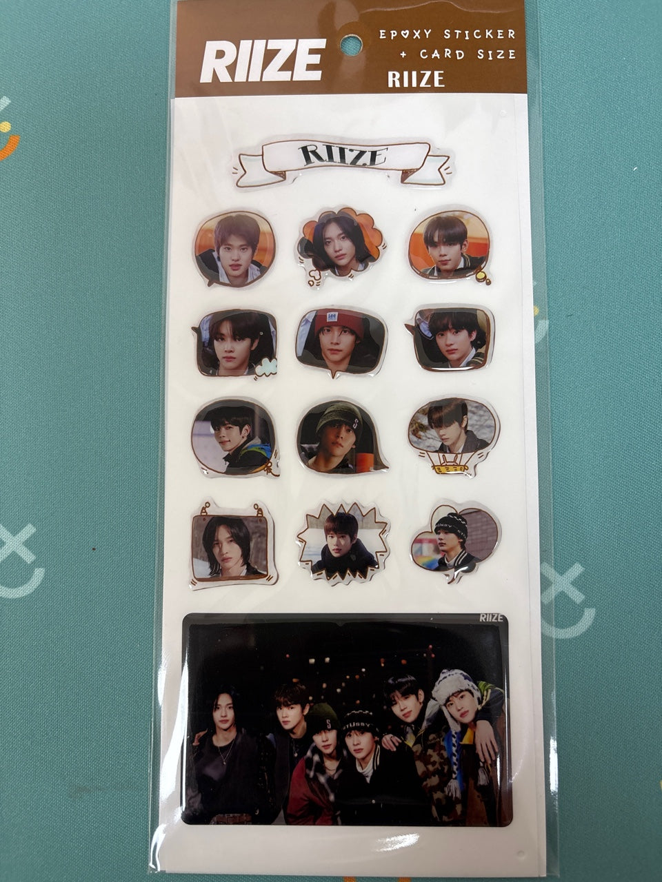 KPOP EPOXY JELLY STICKER (MEMBERS + PHOTOCARD SIZE)