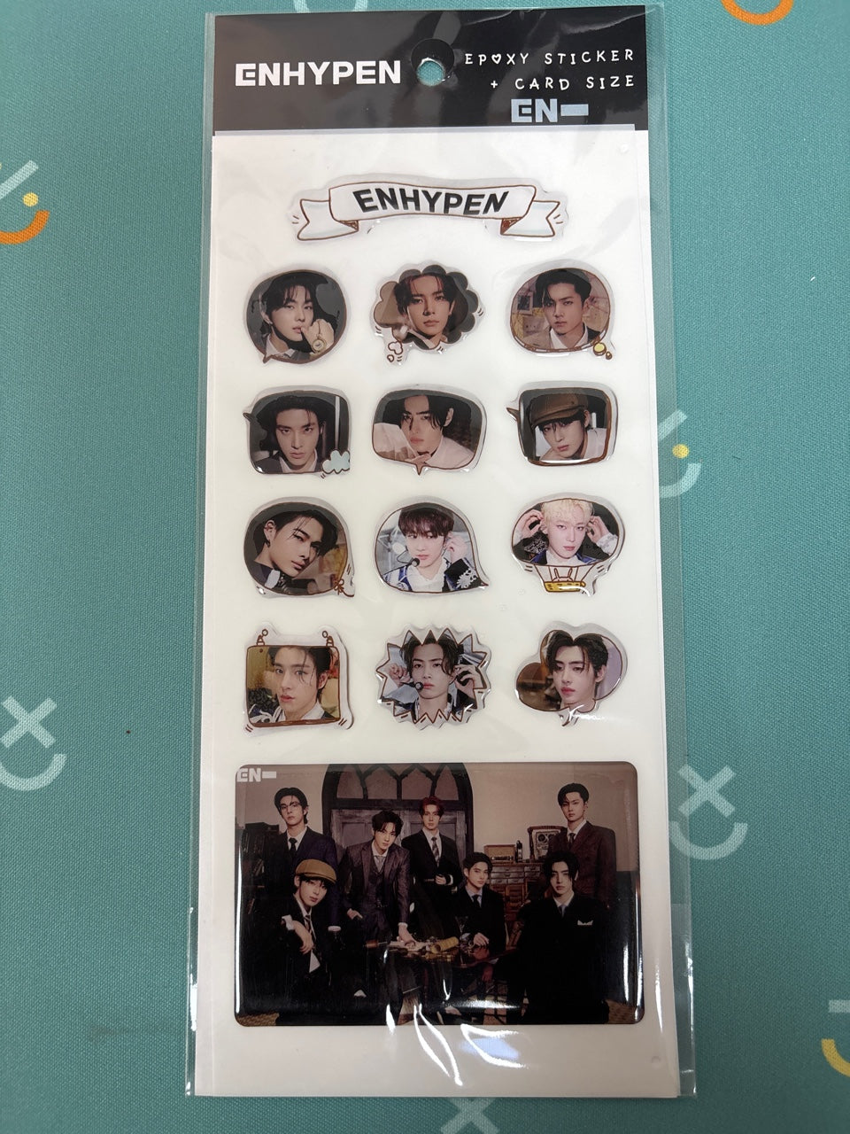 KPOP EPOXY JELLY STICKER (MEMBERS + PHOTOCARD SIZE)