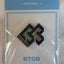 KPOP Lightstick shape metal badge
