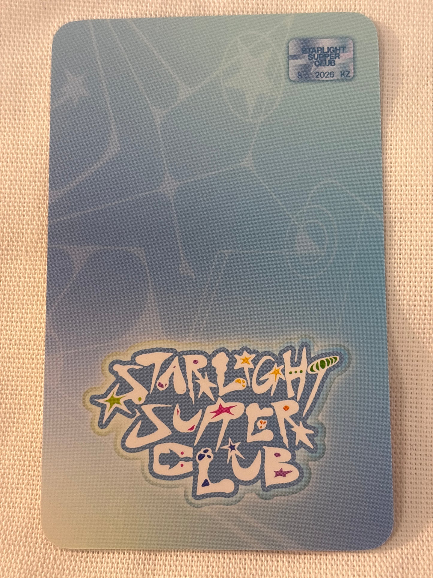 STRAY KIDS [2026 STARLIGHT SUPER CLUB] OFFICIAL SELFIE PHOTOCARD