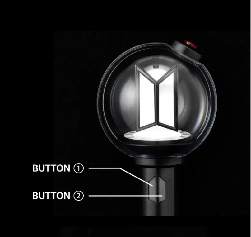 BTS OFFICIAL LIGHTSTICK NEW VERSION 4 MINI LED KEYRING