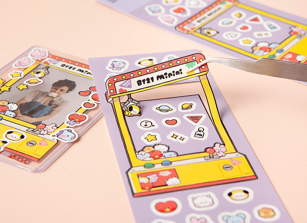 BT21 PHOTO DECO KIT STICKER