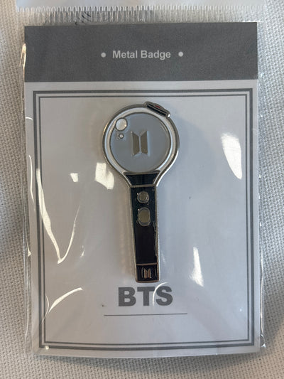 KPOP Lightstick shape metal badge