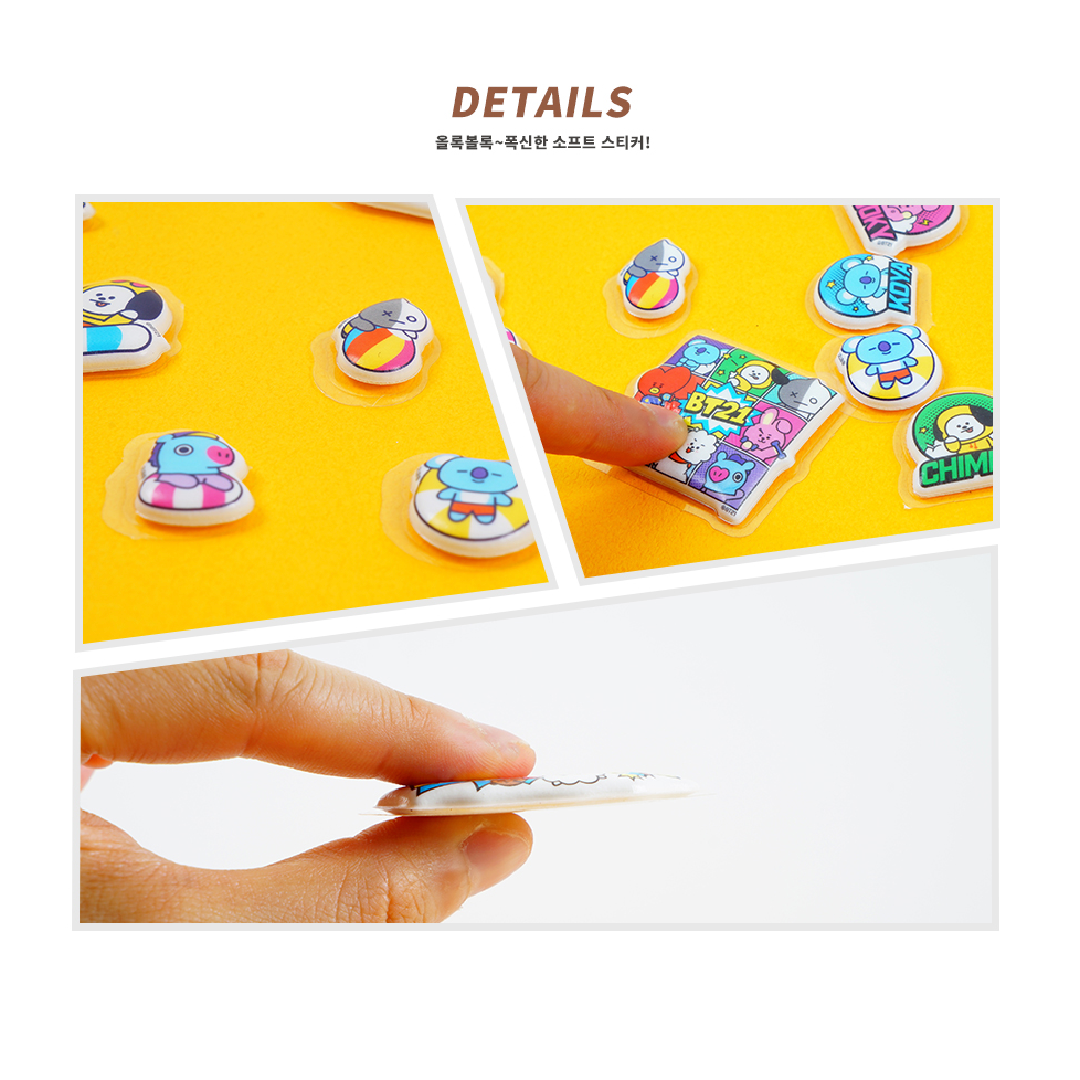BT21 EMBO FLAKE STICKER (PART2)