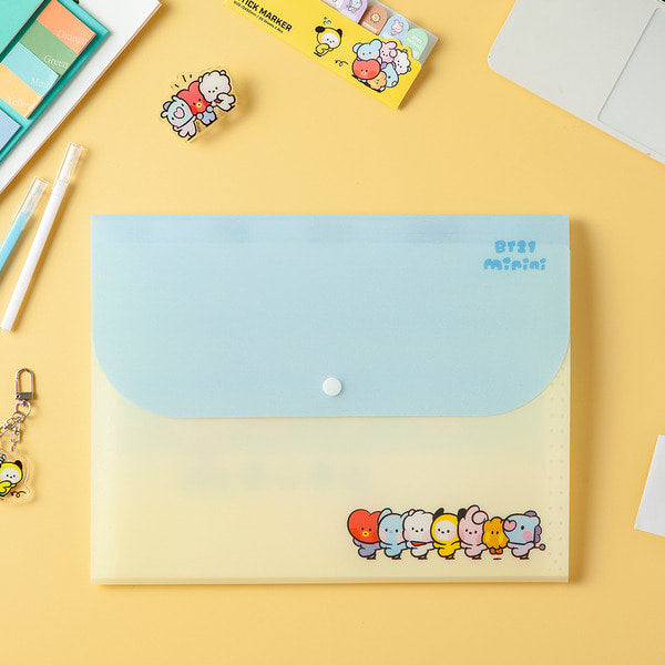 BT21 4 POCKETS DOCUMENT FILE