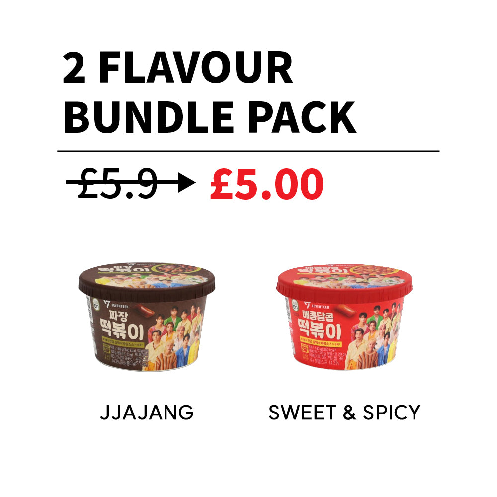 [SEVENTEEN] Sweet & Spicy and Jjajang Cup Tteokbokki [Seventeen Special Edition]