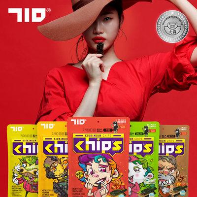 KIUKIMIUM SEAWEED CHIPS (기억이미음 김칩)