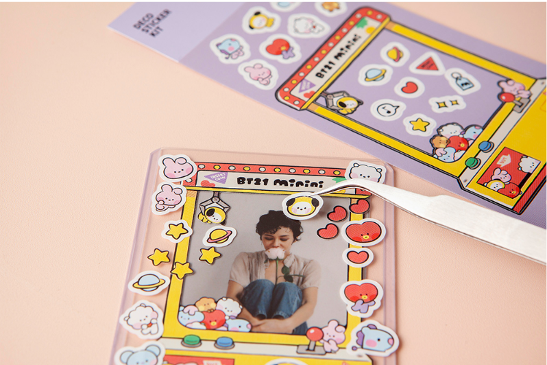 BT21 PHOTO DECO KIT STICKER