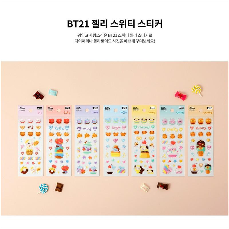 BT21 JELLY SWEETY STICKER