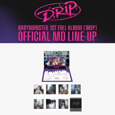 BABYMONSTER DRIP OFFICIAL POP-UP Card Set