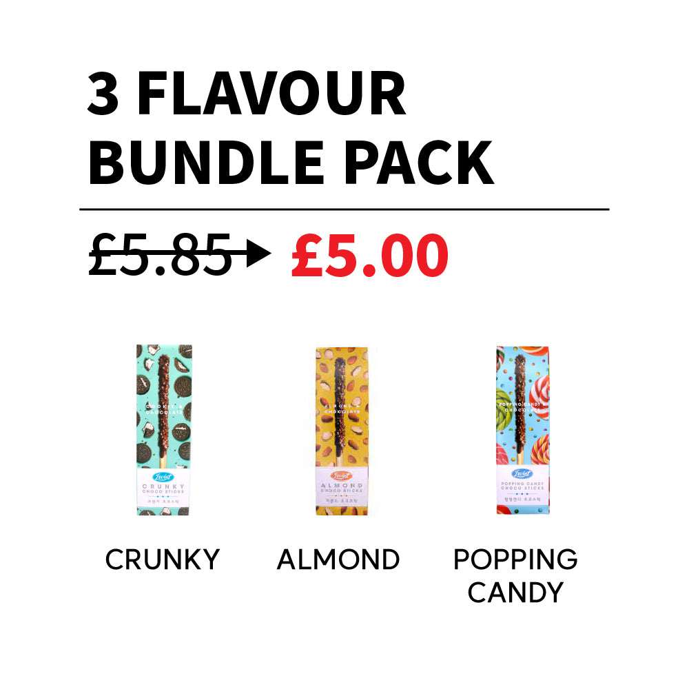 GIANT CHOCOSTICK (POPPING CANDY SWEET CRUNKY ALMOND)