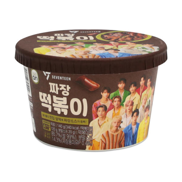 [SEVENTEEN] Sweet & Spicy and Jjajang Cup Tteokbokki [Seventeen Special Edition]